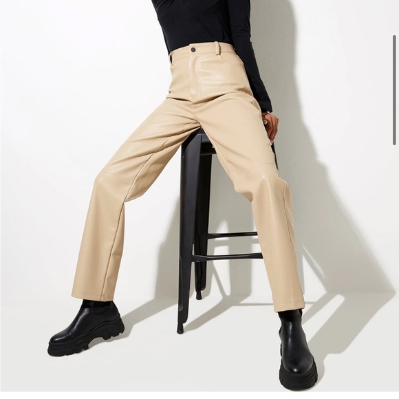 Princess Polly Motel Zova Faux Leather Pant - Picture 3 of 9